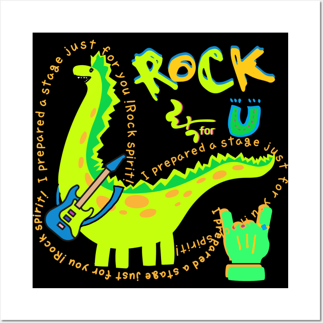 rock spirit, dinosaur Wall Art by zzzozzo